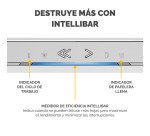 Destructora DIN5 Fellowes LX211 capacidad 23 L microcorte - Blanca 