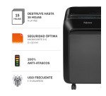 Destructora DIN5 Fellowes LX211 capacidad 23 L microcorte - Negra 