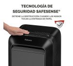 Destructora DIN5 Fellowes LX211 capacidad 23 L microcorte - Negra 