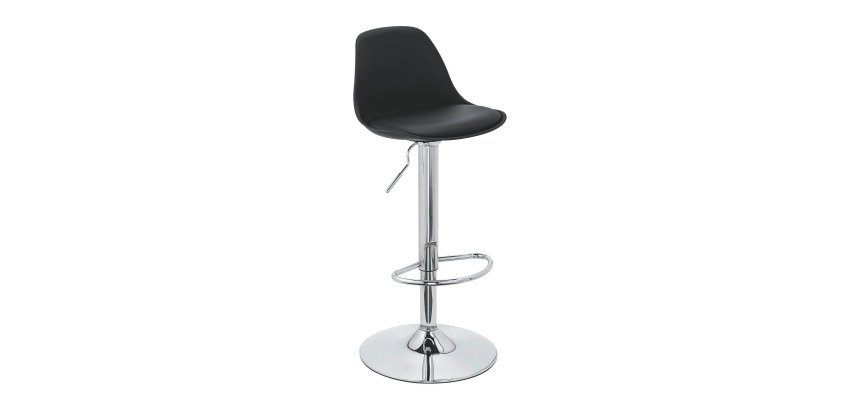 Tabouret réglable Kocy - pied chromé