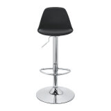 Adjustable stool Kocy - chrome base