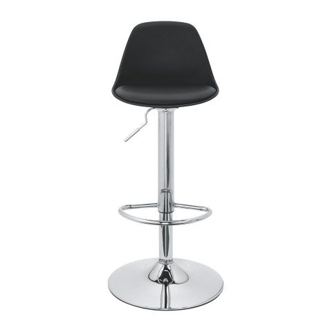 Taburete alto regulable Kocy Negro