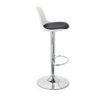 Tabouret semi-enveloppant coque