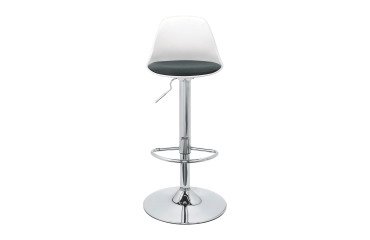 Adjustable stool Kocy - chrome base