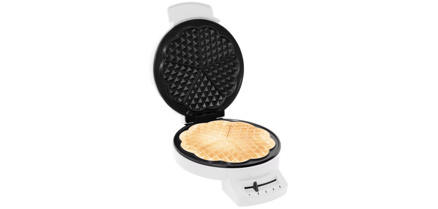 FRITEL A202 Heart-Shaped Waffle Maker - White 1200W
