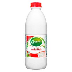 Lait entier Campina 1 L - Pack de 6 bouteilles