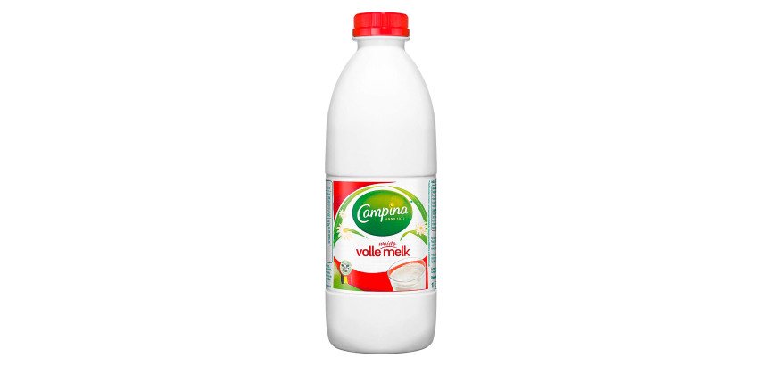 Lait entier Campina 1 L - 6 bouteilles