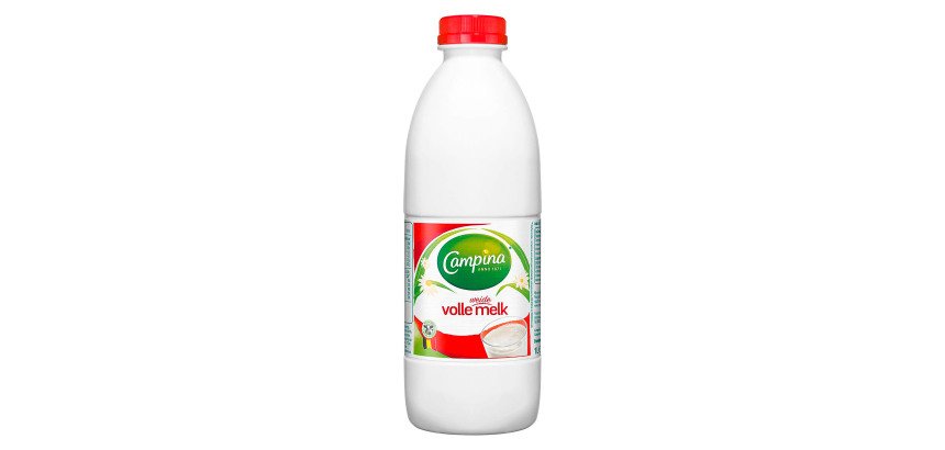 Lait entier Campina 1 L - Lot de 6 bouteilles