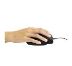 Ratón con cable ergonómico Ergo Line TnB color negro