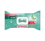 Lingettes nettoyantes extra-larges Carolin anti-bactérien - Arbre à thé - Paquet de 80