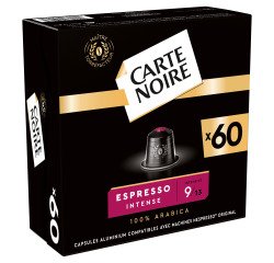 Capsules de café Carte Noire Intense N° 9 - Boîte de 60