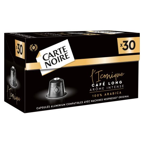 Capsules de café Carte Noire L'Iconique N°7 - Boîte de 30