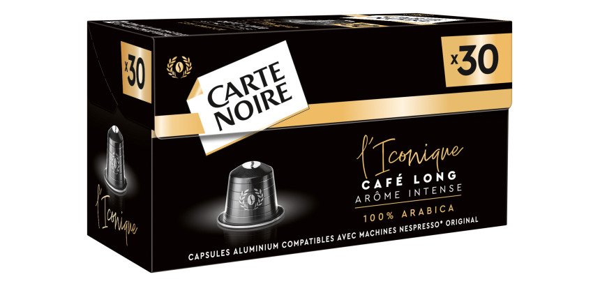 Capsules de café Carte Noire L'Iconique N°7 - Boîte de 30