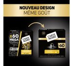 Capsules de café Carte Noire Lungo Classique N° 6 - Boîte de 60