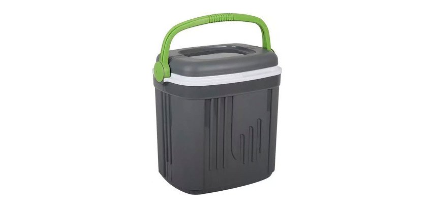 Glacière Iceberg gris galet et vert matcha - 20 L