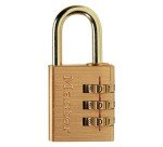 Combination brass padlock Master Lock - width 30mm