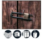 Hangslot MasterLock verstelbaar messing 50mm