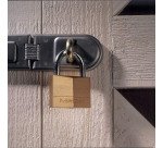 Brass key lock by Master Lock - width 50 mm