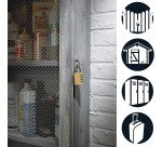 Bügelschloss aus Messing von Master Lock - Breite 40 mm