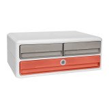 Modul der Klassifizierung Cep MoovUp 3 Schubladen - terrakotta