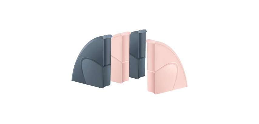 Set of 4 Cep Mineral magazine racks - assorted colors