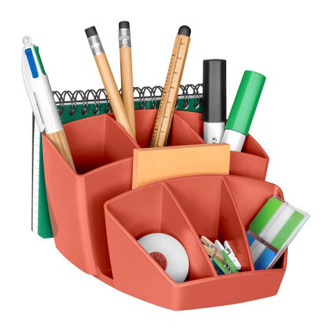 Portalápices organizador multiusos CEP Riviera blanco terracota