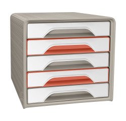 Module de classement Cep Smoove Arctic 5 tiroirs