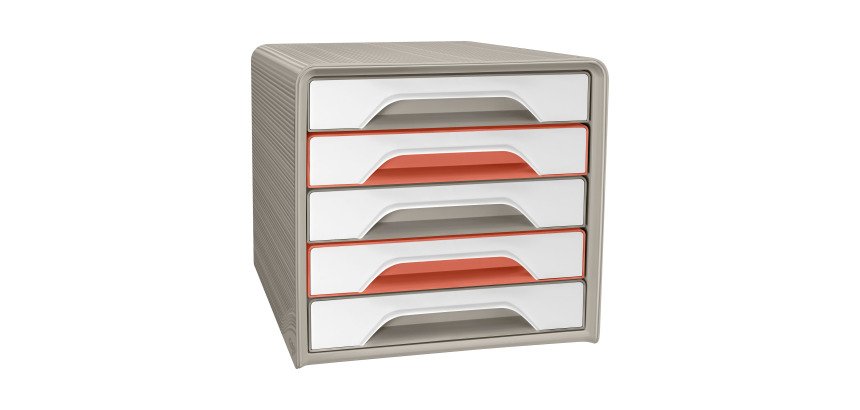 Module de classement Cep Smoove Arctic 5 tiroirs