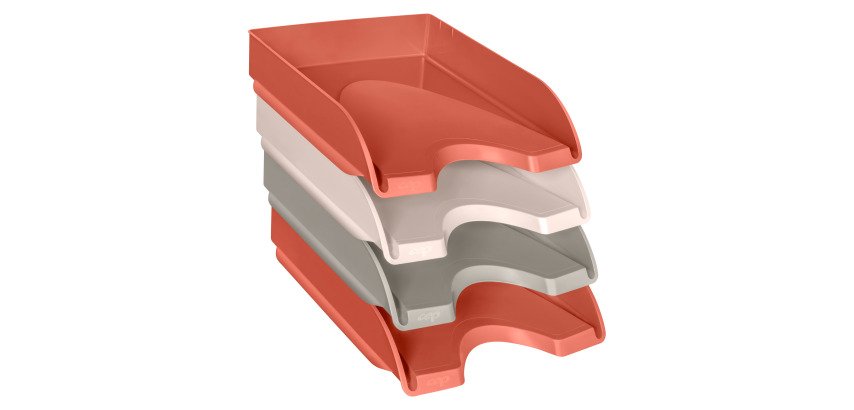 Set of 4 Cep Terra Nova letter trays - assorted colors