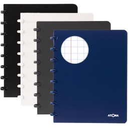 Cahier Atoma A5 - quadrillé 5 x 5 -144 pages