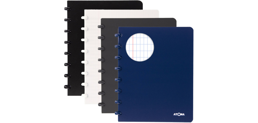 Notebook Atoma A5 72 sheets checked 4x8