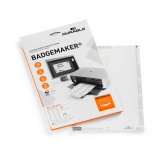 Insert blanc Durable Badgemaker pour badges 54 x 90 mm - Boîte 200