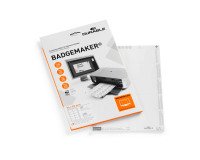 Insert blanc Durable Badgemaker pour badges 54 x 90 mm - Boîte 200