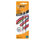 Recharge pour stylo bille 4 couleurs Smooth Bic pointe moyenne 1 mm - Etui de 2