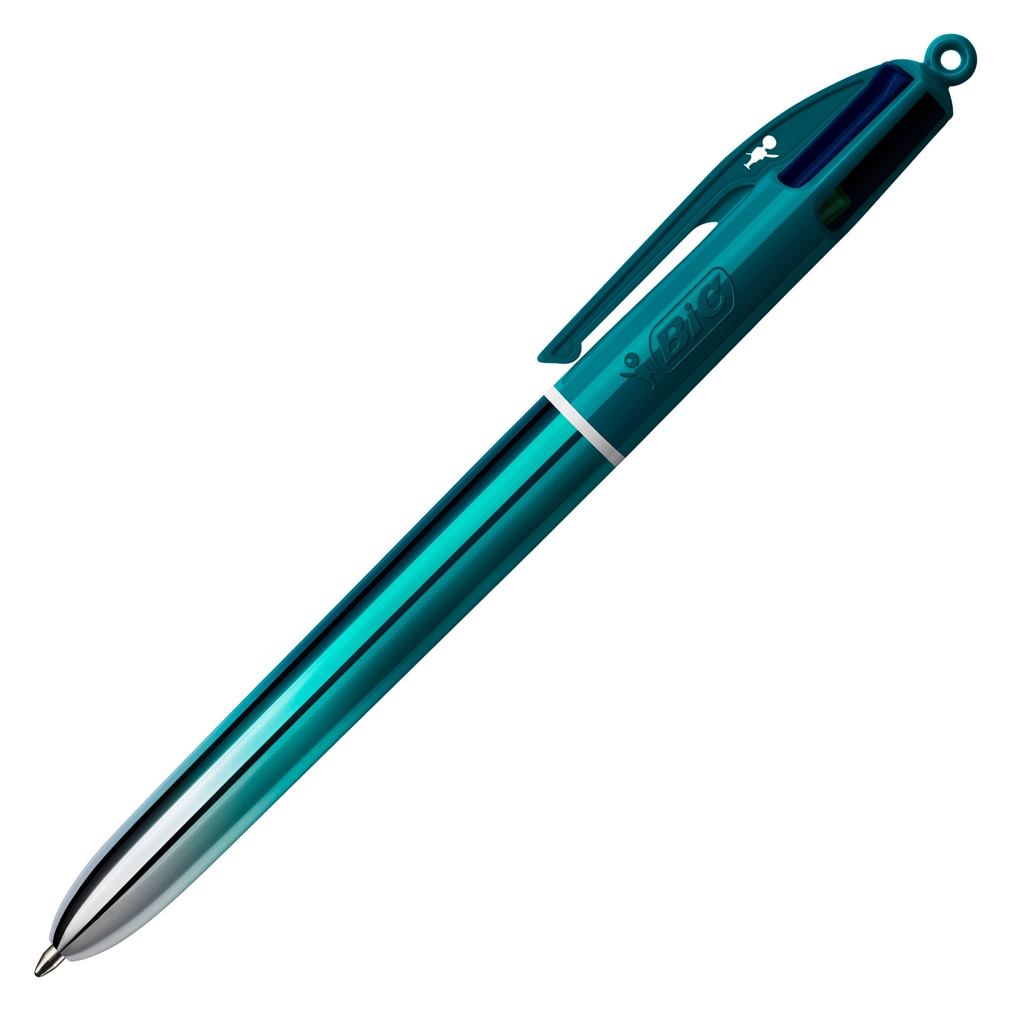 Stylo BIC 4 Couleurs Original - Orange - Pointe Fine 8mm - Neuf Sous Blister - Lot De 1