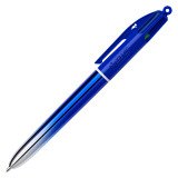 Balpen Bic 4 kleuren Smooth Gradient intrekbaar punt 1 mm - gemiddelde schrijfdikte