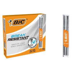 Mine haute résistance HB 0,7 mm Bic - Etui de 6