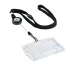 Lacets textile Durable avec enrouleur noir - Boîte 10