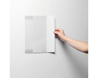 Durable Porta avvisi in rPET A4 adesivo