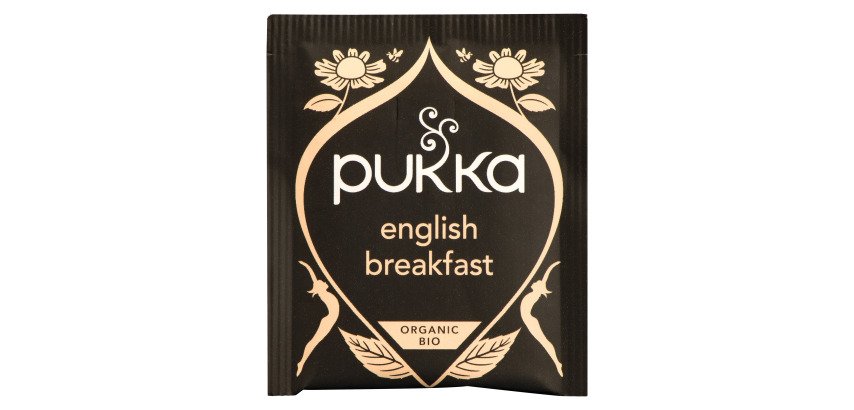 Schwarzer Bio-English Breakfast-Tee von Pukka - 20 Beutel-Packung