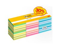 Post-it Sticky Notes 76 x 76 mm Assorted Colours Value Pack 6 Pads of 450 Sheets