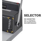 Encuadernadora de espiral metálica Metal Fellowes 100R