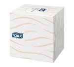 Mouchoirs Tork cubique blanc - boîte de 100