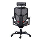 Chaise ultra-ergonomique OMNISEAT AURA avec accoudoirs et appuie-tête réglables