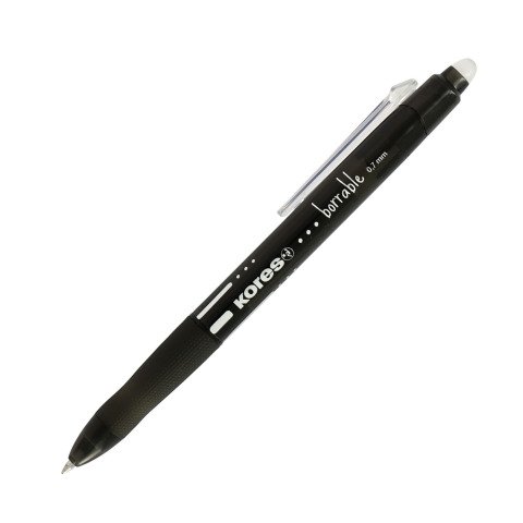 Bolígrafo borrable Kores BG5 Negro