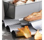 Moule 3 baguettes en acier Silver Top - 38 x 25 cm