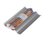 Moule 3 baguettes en acier Silver Top - 38 x 25 cm