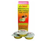 Pâte combustible pour fondue Favorit, coupelle de 80 g - Paquet de 3