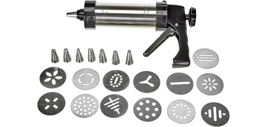 Pistolet à décor pâtisserie en inox Lacor