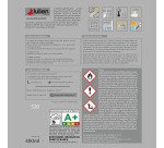 Peinture galvanisante tous métaux Julien - Aérosol de 400 ml, argenté satin